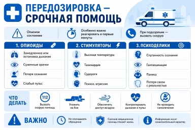 Помощь при передозировке в Ершове