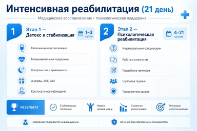 Реабилитация за 21 день в Ершове